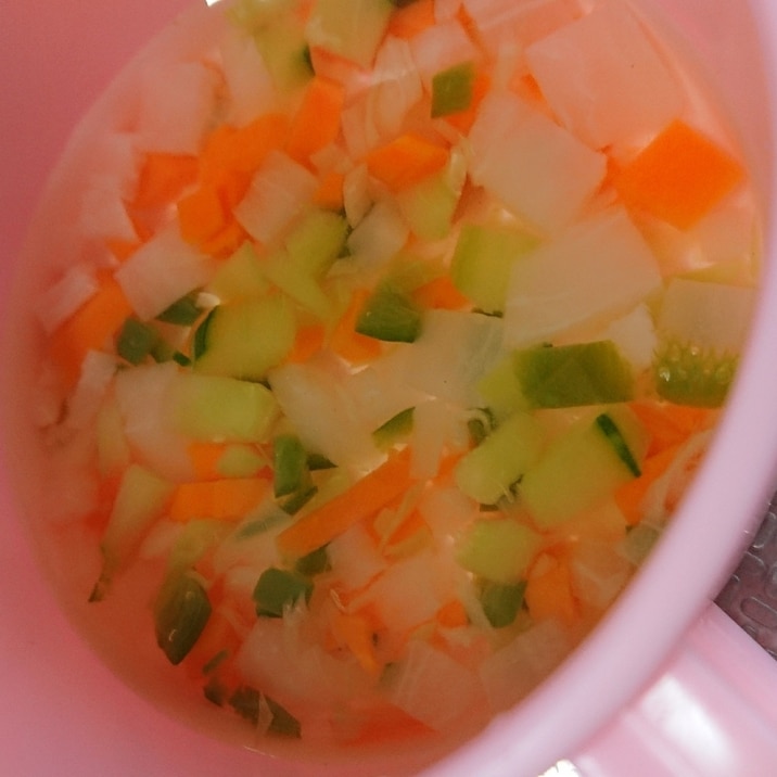 離乳食後期 野菜スープ